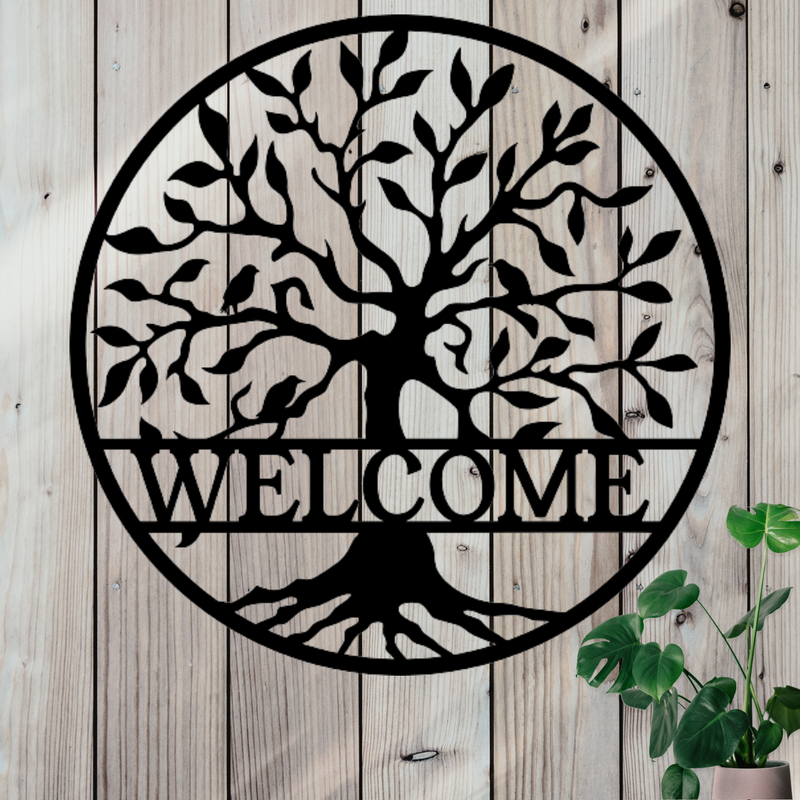 Tree of Life Personalized Metal Sign